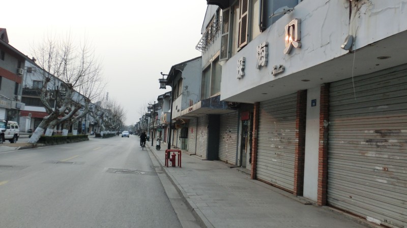Naujieji metai Kinijoje: tuščia gatvė