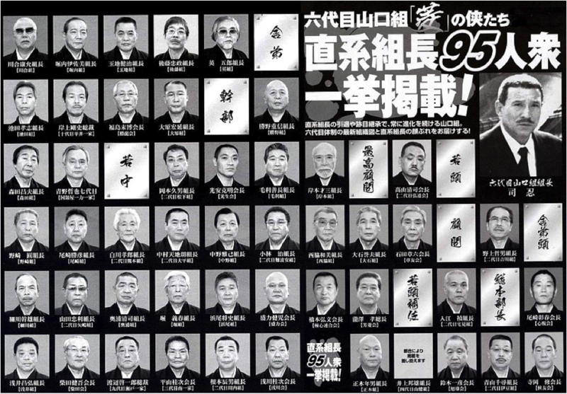 Yamaguchi-gumi grupuotės vadovybė