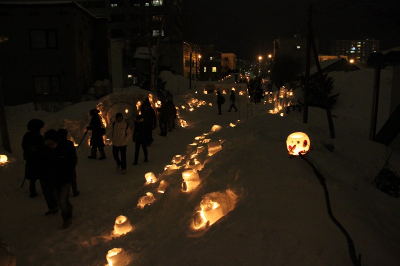light festival in Otaru