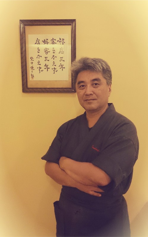 Keishi Yamauchi - japonų virtuvės ''Kamikadzė'' savininkas ir šefas