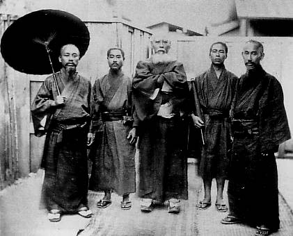 The Ryukyuans. Photo taken in Meiji period.